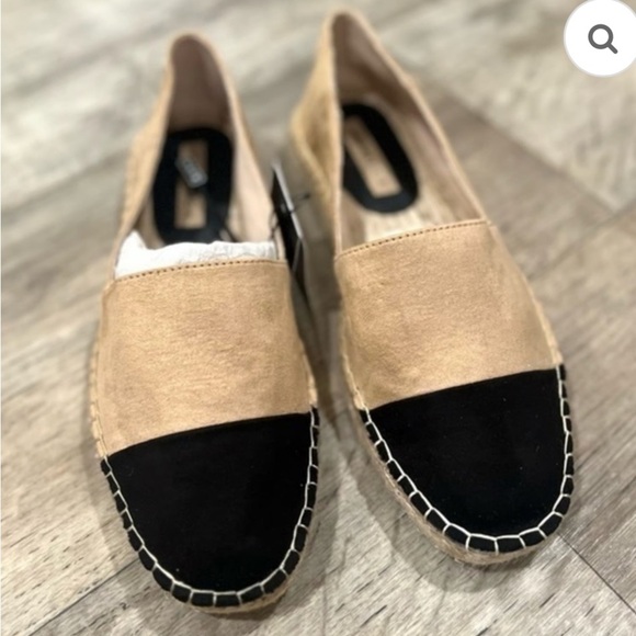 ZARA Basic Elegant Two-Tone Espadrilles Tan and Black - New - EU39 - Picture 14 of 14